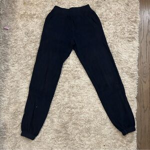 Aerie Terrycloth Navy Sweatpants